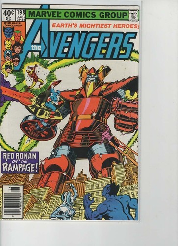 THE AVENGERS #198 (Marvel  1979) 9.4 NM - Has great color, lies flat