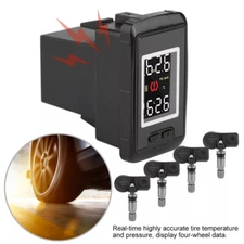 Auto Tire Pressure Monitoring System w/ 4x Sensors For Honda Civic Crider Accord