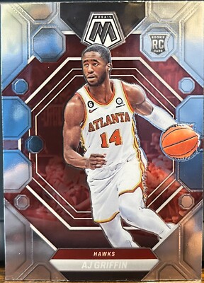 2022-23 Panini Mosaic #201 AJ Griffin RC Atlanta Hawks