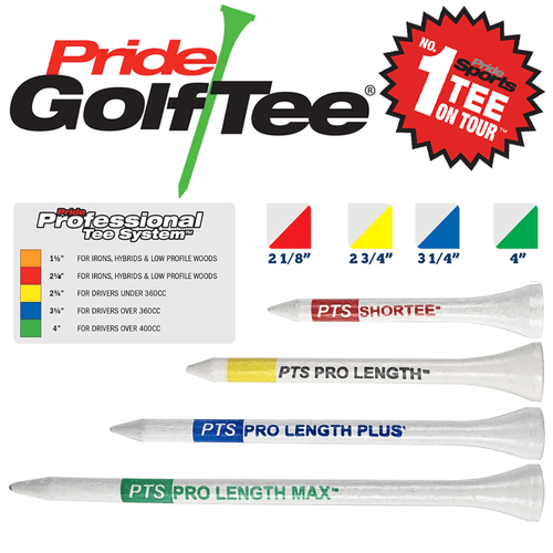NEW 2025 PRIDE PRO LENGTH BAMBOO GOLF TEES BUMPER PACKS / MULTI BUY DEALS !!!!!! - Picture 2 of 6