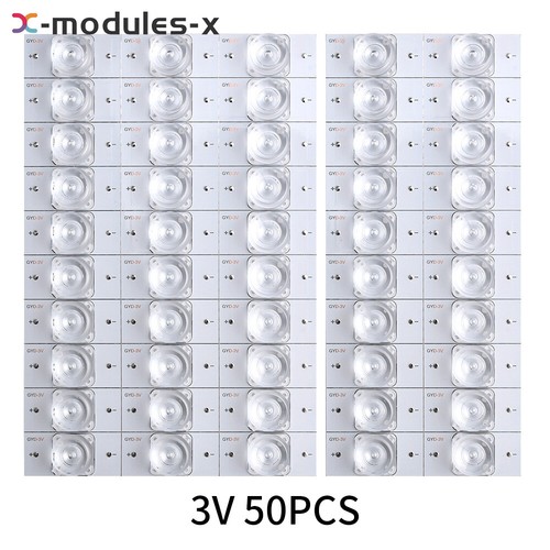 50/100PCS 3/6V LED Lamp Bead With Optical Lens Fliter For 32-65'' LED TV Repair - Picture 20 of 22