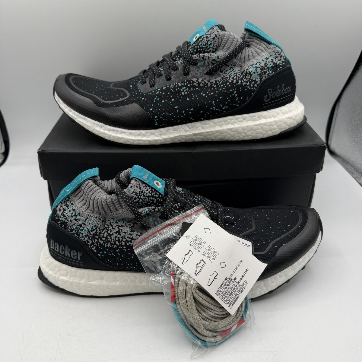 Size 9 - Solebox x Packer Shoes x adidas UltraBoost Mid Core 