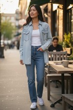 Next Oversize Denim Shirt