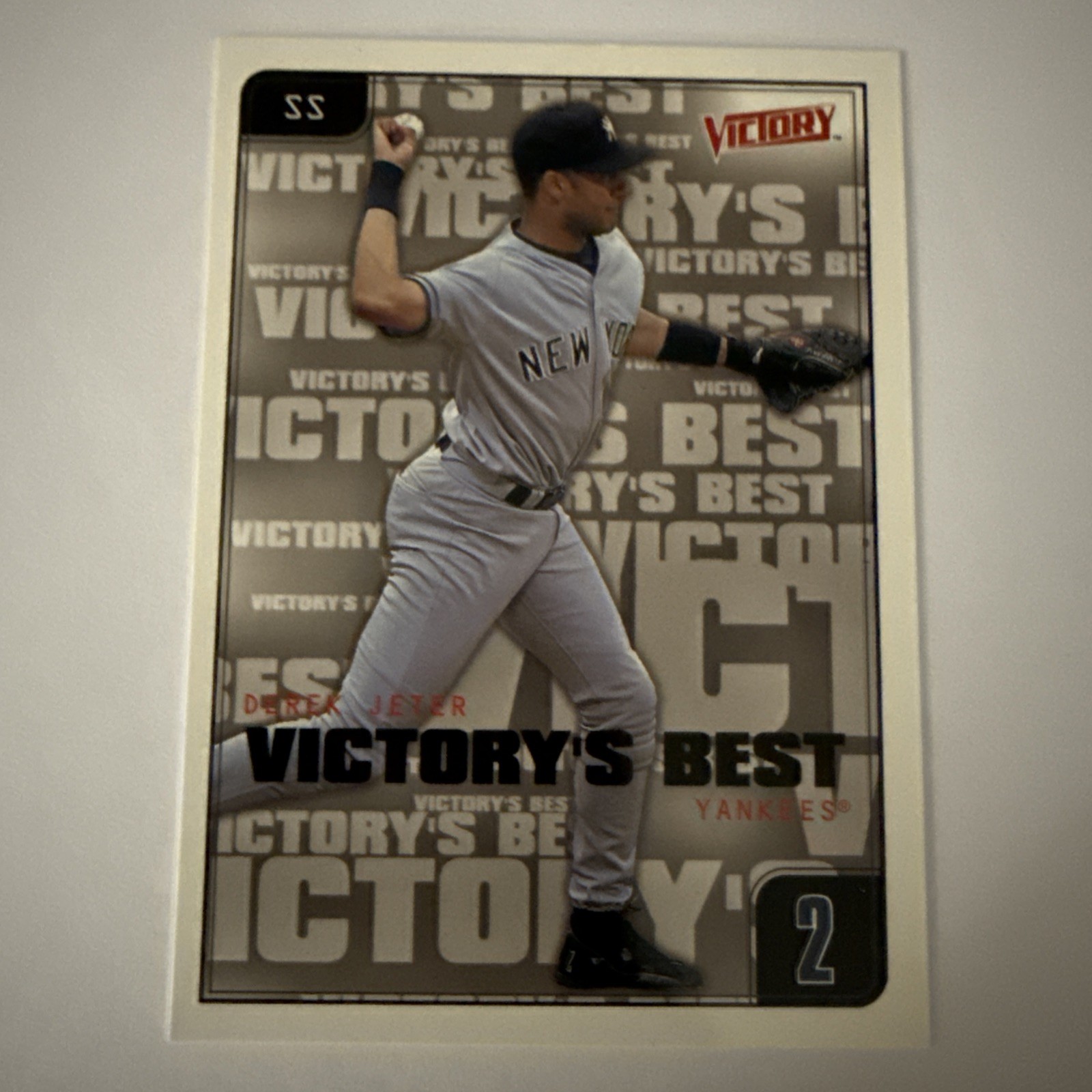 2001 Upper Deck Victory #654 Derek Jeter New York Yankees HOF