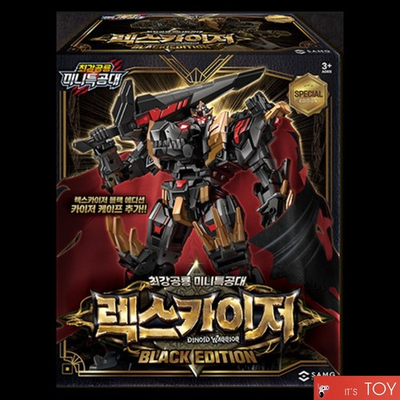 #ad #ad Miniforce Dinoid Warrior REX KAISER BLACK EDITION Limited Transformer Dino Robot $113.31