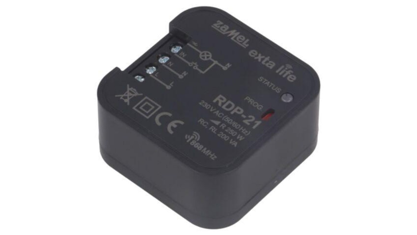 Wireless Dimmer, Approved, 230VAC, IP20 RDP-21