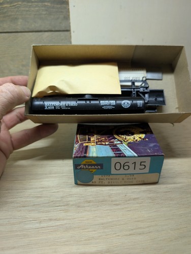 Kit de tanque de cúpula única escala HO B&O 40' sin montar - 0615 | Condition: Used