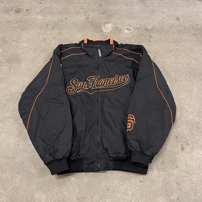 majestic マジェスティック ＳＦジャイアンツ　ソフトシェルジャケット Vintage Majestic Dugout Jacket Men's 3XL Black San Francisco
