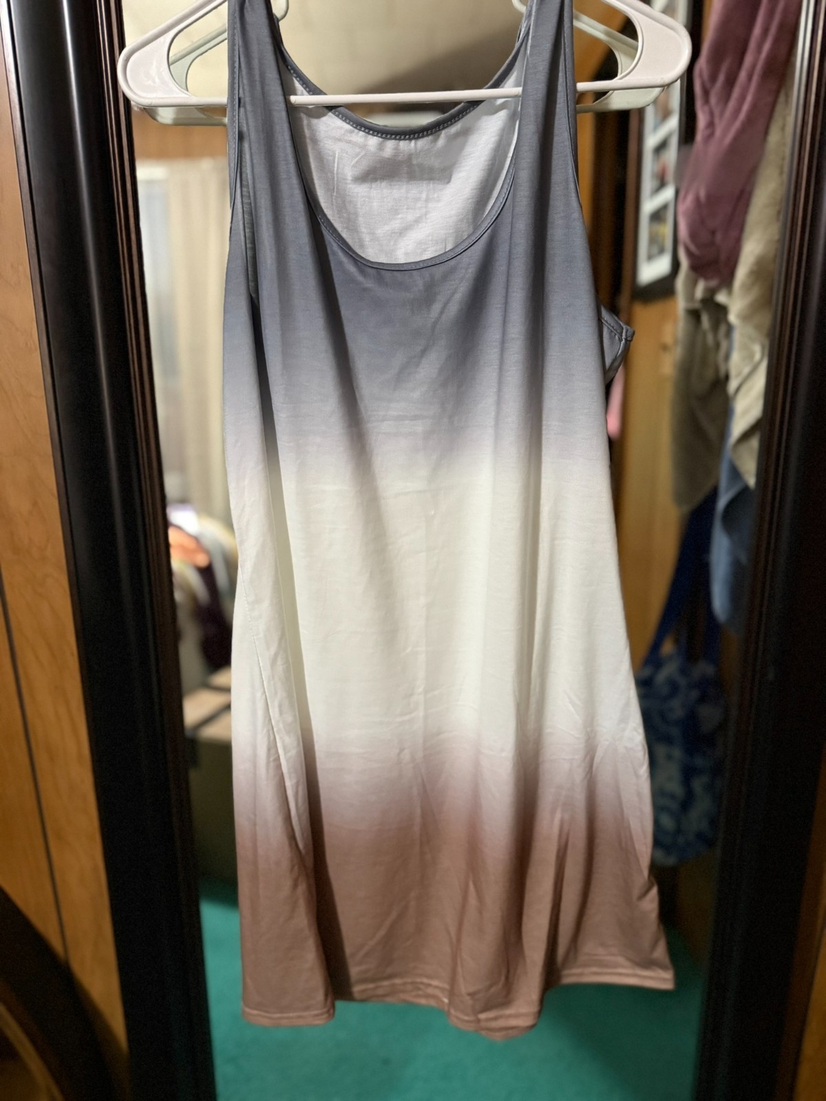womans evening sundress