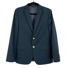 Lauren Ralph Lauren Navy Blazer Jacket Gold Buttons Mens Size 18R Classic Preppy