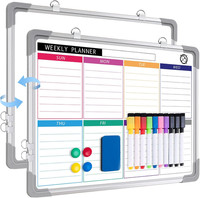 Arcobis Magnetisch Whiteboard Klein, Mini A3 Whiteboard 40X30Cm Magnettafel Wand