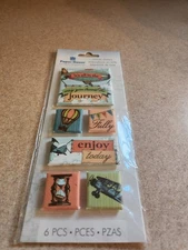 Paper House~It's All in the Journey~Canvas Stickers for scrapbooking