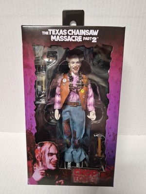 NECA Chop Top Action Figure Texas Chainsaw Massacre Part 2 50th ANNIVERSARY 