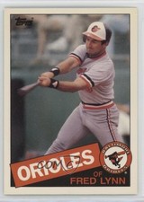 1985 Topps Traded Fred Lynn #77T 0nr3