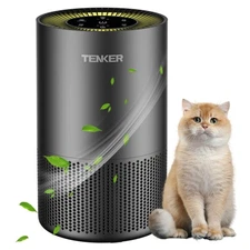 TENKER AP-6980 Air Purifier Black US 1300ft² Large Rooms H13 Heap 3-Stage Filtra