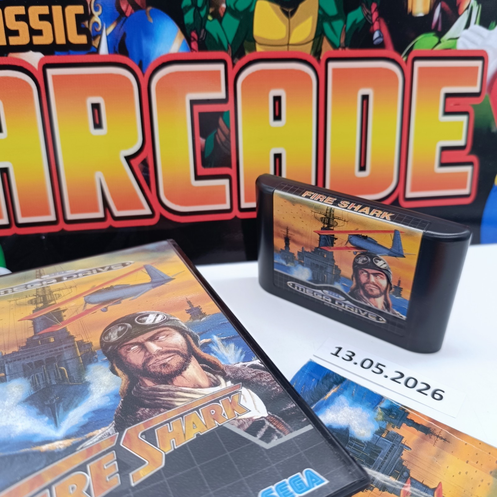 SEGA MEGADRIVE - FIRE SHARK (occasion - complet)