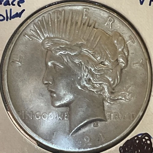 1921-P $1 PEACE SILVER ONE DOLLAR HIGH RELIEF XF