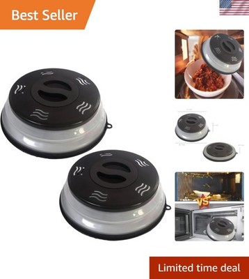 Microwave Splatter Cover Vented for Food, Splatter Guard & Colander Kitchen G...