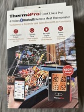 Therm Pro 4 Probe Bluetooth Remote Meat Thermometer TP-25