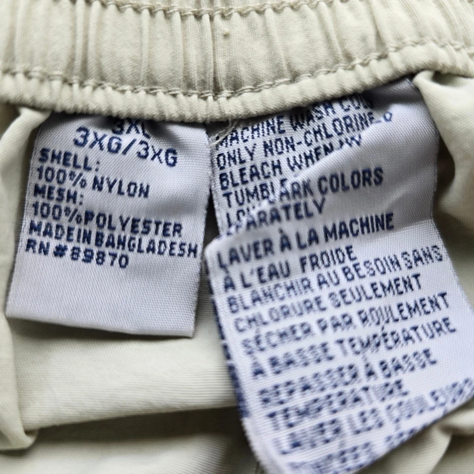 Bimini Bay Convertible Cargo Pants Men 3XL Beige UPF 50+ Outdoor Hiking NWT - Image 4 of 4