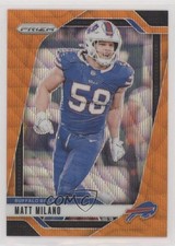 2024 Panini Prizm Orange Wave Prizm 28/60 Matt Milano #33 15ej