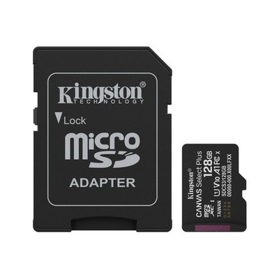 Kingston Canvas Select Plus 128GB microSDXC Speicherkarte + Adapter (SDCS3/128GB)