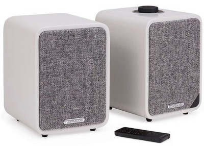 ruarkaudio MR1 MKII aktive Bluetooth-Lautsprecher, Paar, matt grau (soft grey)