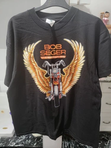 Bob Seger & The Silver Bullet Band Tour T-Shirt 1990s vintage concert t-shirt, vintage, size L, single stitch, B+ condition