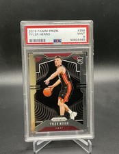 Tyler Herro 2019-20 Panini Prizm Base RC #259 ROOKIE CARD PSA 9 MINT Heat Hero. rookie card picture