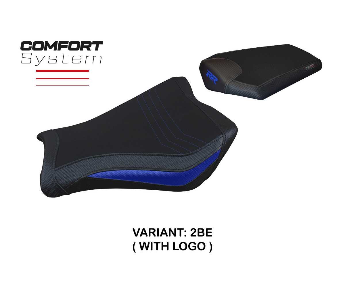 Seat cover Janela Comfort Sys Blue BE + logo TPZ Honda CBR 1000 RR 2008 2016