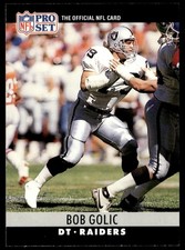 1990 Pro Set Bob Golic Los Angeles Raiders #154