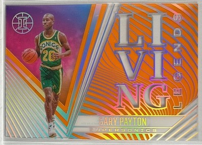 2020-21 Illusions #7 Gary Payton Living Legends Orange Seattle SuperSonics