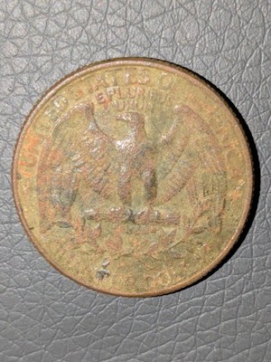 1985-P 25c Quarter 5.48g Improperly Annealed Error Annealing