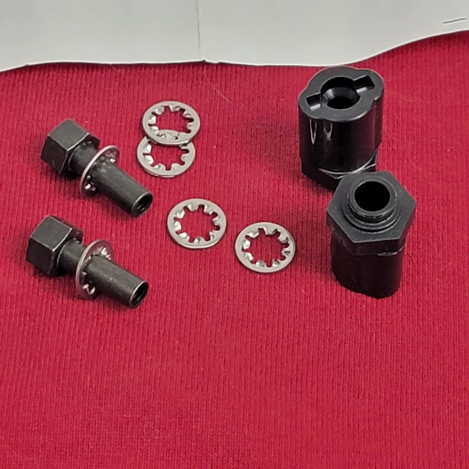 Vintage HPI RC10  12mm Aluminum Hub Adaptors 6165  - Image 2 of 4