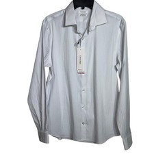 Calvin Klein Men's X Extra Slim Fit Dress Shirt Gray multi 15-15.5 34-35 85