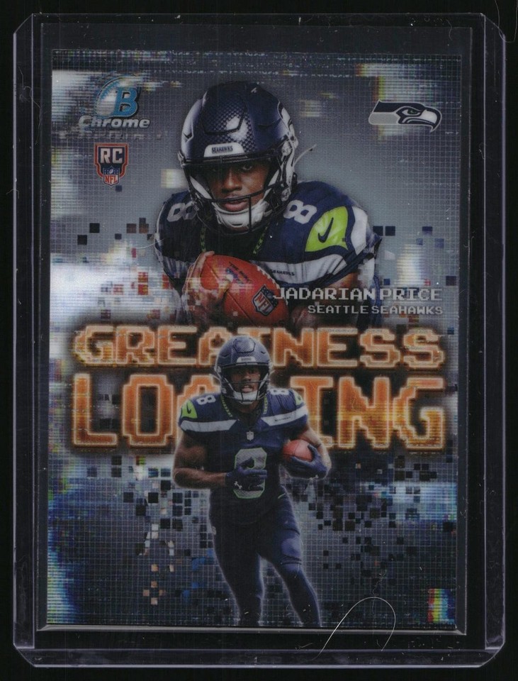2026 Bowman Chrome Greatness Loading Jadarian Price Refractor #GL-9 Greatness Loading Jadarian Price Refractor RC #GL-9 Seahawks