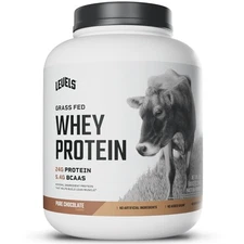 Grass Fed Whey Protein Powder 24G Protein Pure Chocolate 5LB