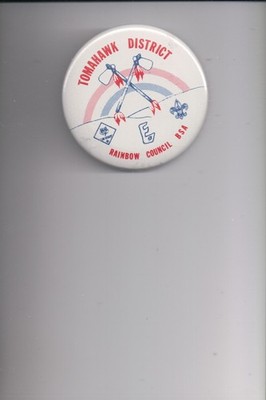 HP0481 Rainow Council Tomahawk District Button