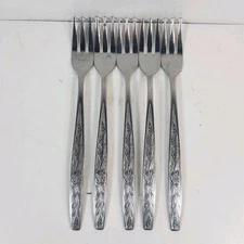 Stanley Roberts Stainless Granata Cocktail Forks Set Of 5