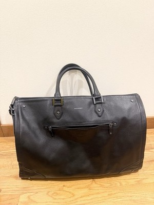 Hook & Albert Leather Garment Weekender Bag