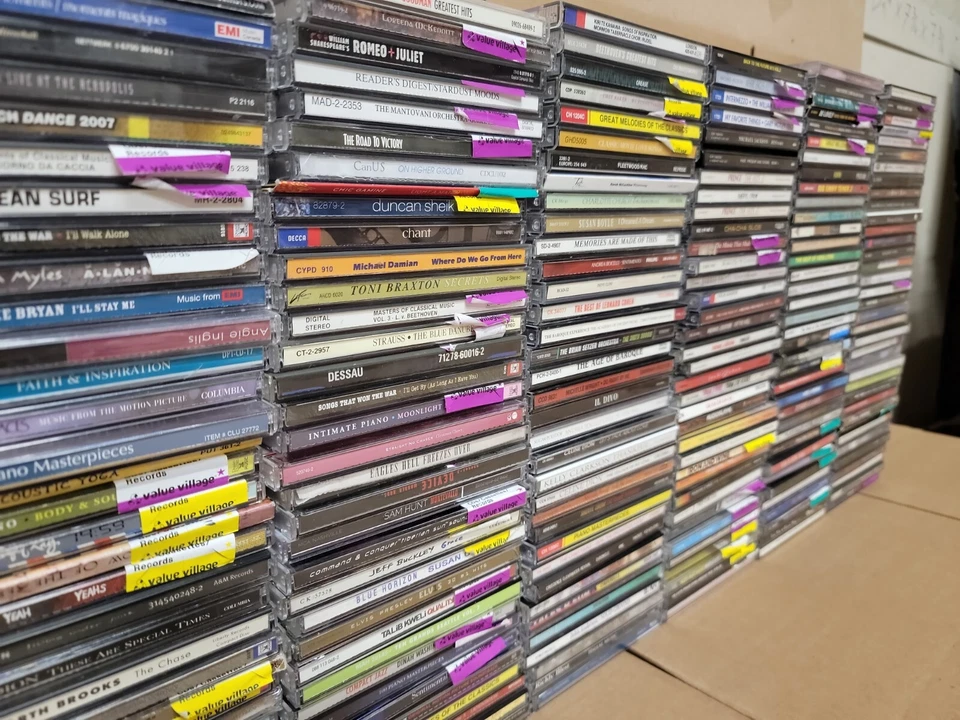 Lot of 100 Assorted CDs MIX ALL Genres Artwork+Case RANDOM BUNDLE Wholesale Bulk - Image 2 of 4