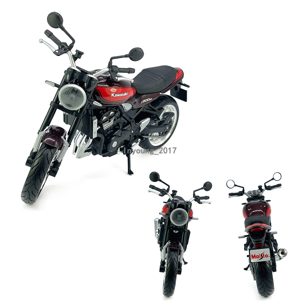 1/12 Scale Kawasaki Z900RS Motorcycle Model Diecast Toys for