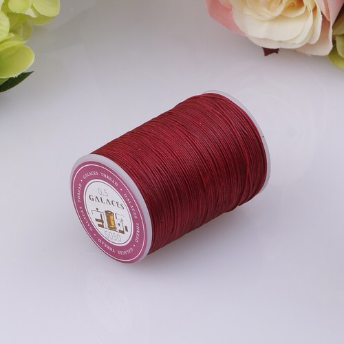 130 Meters 0.5mm Round Polyester Waxed Thread Sewing Stitching - Picture 6 of 8