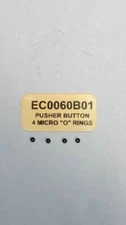 4 Seiko Pusher Button Stem Seals EC0060B01 /A For Quartz Chronos