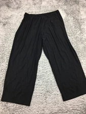 I.N. Studio Stretchy Straight Leg Pants Woman Size 3X Relaxed Nylon Pull On