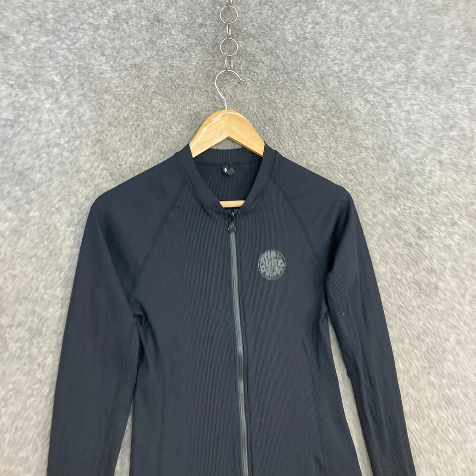 Chaqueta Rip Curl Niñas 14 Años Negra Cremallera Completa Manga Larga Natación Verano 22504 Foto 3 de 4