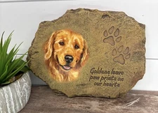 Golden Retriever Memorial Bradford Exchange 2003 Plaque Numbered Limited Edition