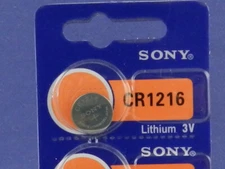 Sony CR1216 3V Watch Battery  1Pc
