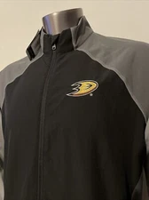 Adidas NHL Anaheim Ducks Hockey Full Zip Stretch Windbreaker Jacket Men’s M**NWT