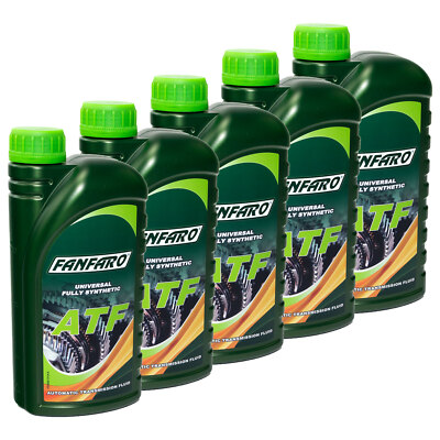 FANFARO ATF 5x 1 Liter Universal Synthetic Getriebeöl Dexron II III IV Getriebe